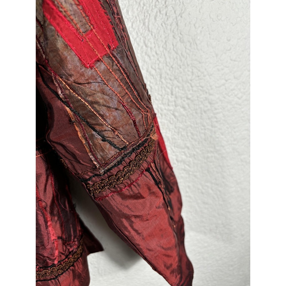 Chico's Multicolor Artistic Patchwork Jacket - image 5